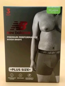 New Balance Men's Performance Boxer Briefs 3pk/2XL Perfect For Father's Day ๐ - Picture 1 of 2