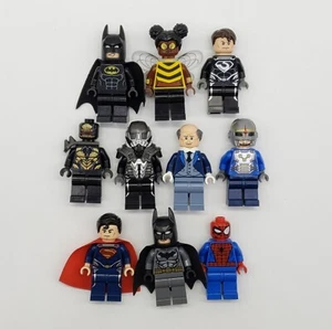 Lot of 10 LEGO Super Heroes Minifigures DC Marvel Villains Assorted Figures #32 - Picture 1 of 2