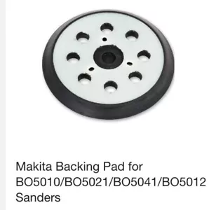 125mm Makita Sander Base Pad Base DBO180 BO5041 BO5031 BO5030 BO5040 & Other 5” - Picture 1 of 3