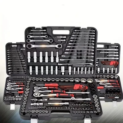Kit Professionale 46 in 1, chiavi a bussola, chiave a cricchetto e altro - Immagine 1 di 4