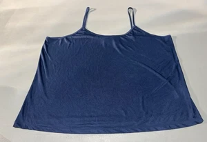 Jaclyn Smith Camisole Trägertop Damen 3X dunkelblau Rundhals Stretch klassisch Lagenlook - Bild 1 von 8