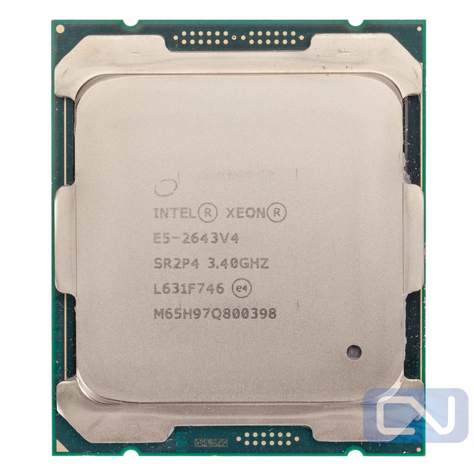 Процессор Intel Xeon E5-2643 v4 3,4 ГГц 20 МБ 9,6 GT/s 6-ядерный SR2P4 LGA2011-3 класса B - Изображение 1 из 4
