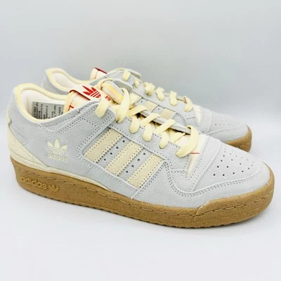 adidas Forum 84 Low Grey Vanilla Suede Gum Nude Beige Men's Sizes JI0488 - Image 1 of 4