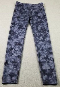 ATHLETA Leggings Girls Extra Large 14 Blue Tie Dye High Rise Chit Chat Tight Gym - Picture 1 of 15