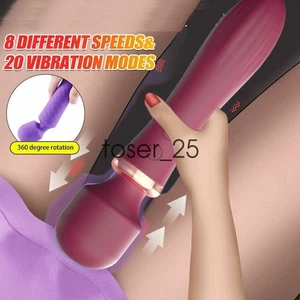 Masajeador de Mano Varita Vibrador Masaje Mágico Cuerpo Completo Terapia Motor 20 Velocidades - Imagen 1 de 9