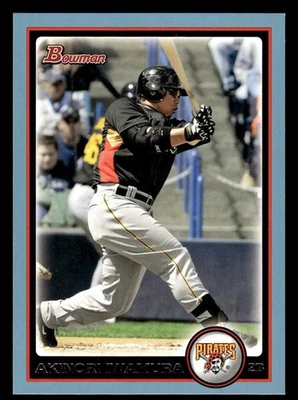2010 BOWMAN AKINORI IWAMURA 36 MINT BLUE 247/520 BASEBALL PITTSBURGH PIRATES - Image 1 of 2