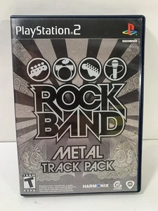 Rock Band: Metal Track Pack (Sony PlayStation 2, 2009) Complete CIB - Tested - Picture 1 of 4