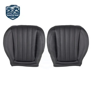For 2017-2020 Mercedes Benz E300 E350 E400 E450 Front Bottom Seat Cover Black - Picture 1 of 7