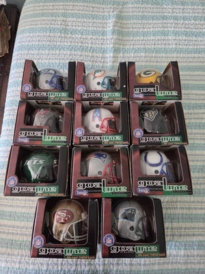 11 压铸头盔硬币银行 1995 金属 NFL 球门经典原装盒。 — 第 1/4 张图片