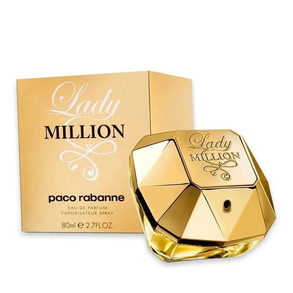 PACO RABANNE Lady Million Eau de Parfum 80ml EDP Spray New & Sealed in Box Free shipping (UK