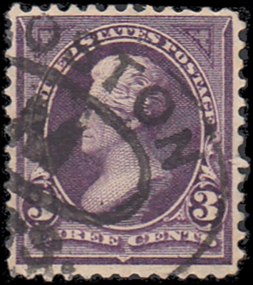 Sello de Estados Unidos #268 - 1895 3¢ Andrew Jackson, EzGrade™ G/VG, VLH, usado Foto 1 de 3