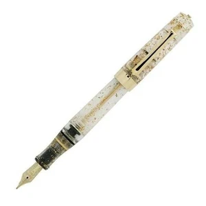 Suprema Fountain Pen SUPREMA FOGLIA D'ORO - 14K Gold Stiflex Fine Nib - Picture 1 of 6