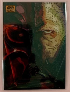 Máscara refractor Darth Vader 25/07 Topps Star Wars Chrome Galaxy 2024 #AS-3 - Imagen 1 de 3