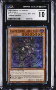 Darkest Diabolos, Lord of the Lair *CGC GEM MINT 10* POP 1 *SR06-EN001* Yugioh - Picture 1 of 2