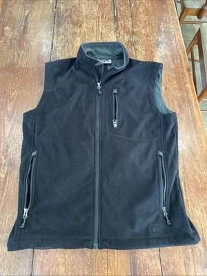 REI Mens Vest Size Large Black  Full Zip Adult 100% Polyester - Image 1 of 4