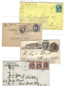 US 19th Century Cover Lot, Interesting Group - Imagen 1 de 1
