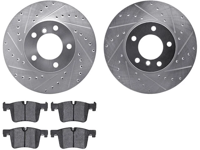 Front Brake Pad and Rotor Kit 45CJQD56 for 228i xDrive 230i 328d 328i 330i 428i - Image 1 of 1