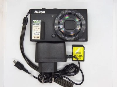 Nikon COOLPIX P340 Black 12.1 MP 5x Zoom Digital Camera  - Image 1 of 4