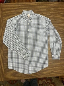 Brooks Brothers 346 Shirt Herren Medium mehrfarbig kariert bügelfrei Supima Baumwolle * - Bild 1 von 7