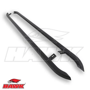 BARRAS LATERALES NEGRAS FURGONETA ESTRIBERAS DE ACERO PARA VW TRANSPORTER T5 T5.1 LWB 03-15 - Imagen 1 de 8