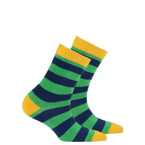 Kids Carrot Leaf Stripe Socks - Picture 1 of 7