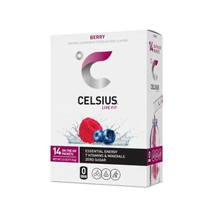On-the-Go Powder Stick Packs Zero Sugar 14 Sticks per Pack Berry 2.5 Ounce Pa... - Picture 1 of 4