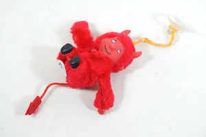 Mascota Coche Diablo Rojo De Colección, Ventana Colgante Auto Decoración - Imagen 1 de 9