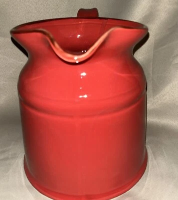 Pitcher Jug Red The Turnio Collection LaDolce Vita Beverage By Home Essentials. - Image 1 of 4