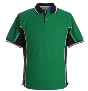 Papini Rimini Elite Polo Shirt - Emerald/Black/White - XL - Picture 1 of 1