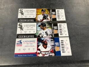 TALÓN DE BOLETO WHITE SOX 2013~4/5/13-4/6/13-4/7/13 VS MARINEROS - Imagen 1 de 4