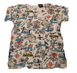 Bonds Rare Disney Disneyland Maps T-Shirt Top BNWT Size 5 - Picture 1 of 5