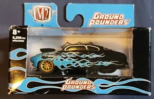 M2 Machines Ground Pounders R21 1949 Mercury Flamed Hot Rod - NEW SEALED, READ - Bild 1 von 7