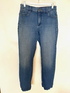 NYDJ Gr. 6 "Lift Tuck" Ankle Stretch Mid Rise Light Wash Slimming Jeans - Bild 1 von 7