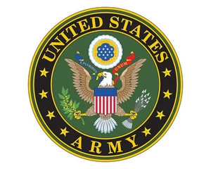 US Army Seal ARMY Emblem 5" Round Vinyl Military Decal Sticker for Cars etc - Bild 1 von 3