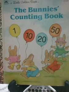 THE BUNNIES' COUNTING BOOK Little Golden Book 1993 *VGC - Picture 1 of 7