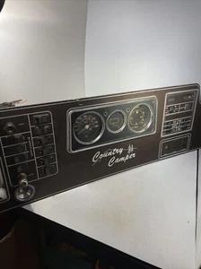 Chevy GMC Van Truck Vintage Camper Dash Panel Speedometer Gauge Cluster P30 - Picture 1 of 22