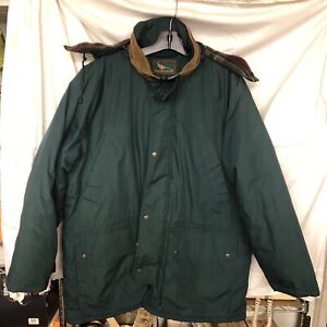 Field and Stream Mens Insulated Green Jacket Coat with Hood Size XXL