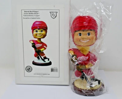 Detroit Red Wings Action Bobbin Head NHL Second Ltd Series NIB - Image 1 of 4
