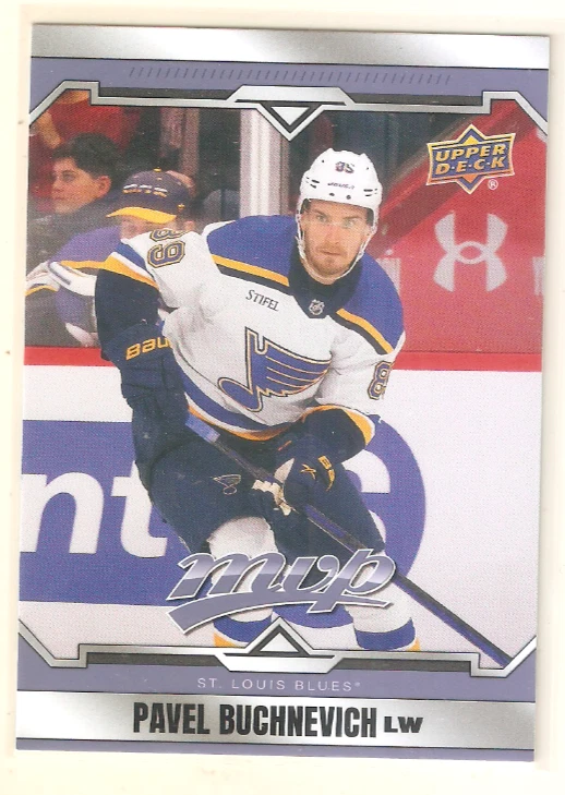 Pavel Buchnevich 2024-25 UD MVP Base Card #193 Blues - Image 1 of 1