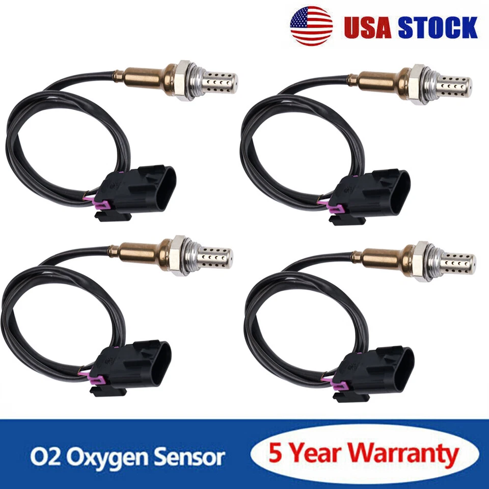 Sensor de oxígeno ascendente + descendente 4X para Hyundai Sonata 2006-2010 3,3 L Kia Sedona 3,8 L Foto 1 de 4