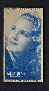CARRERAS (TURF) - FILM STARS - #43 JANET BLAIR