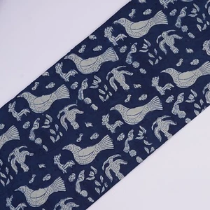 Indian Animal Block Print Cotton Sewing Craft Dress Garments Wholesale Fabric 10 - Picture 1 of 7