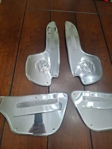 Vintage vw volkswgen bug Beetle accessory Front Rear fender gravel guards 72-79 - Picture 1 of 6