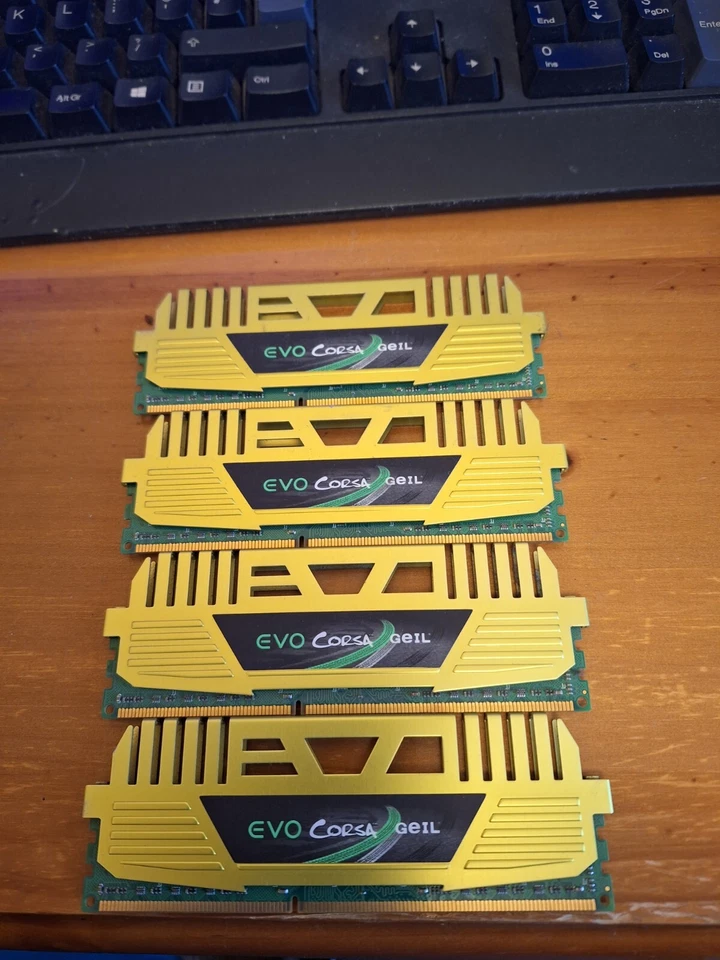 4 x 4gb Geil Evo Corsa ram - Image 1 of 1