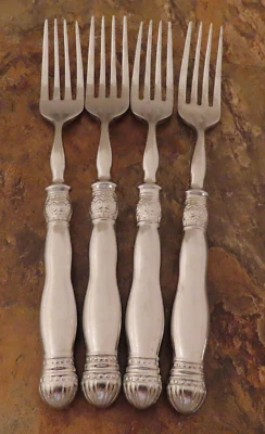 Southern Living Gallery Set of 4 Dinner Forks Stainless Flatware Lot D - Image 1 of 4