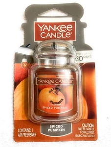 Yankee Candle Car Jar Ultimate Lufterfrischer zum Aufhängen, Spiced Pumpkin - Bild 1 von 1