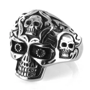 Bague acier Fatboy Mexican Sugar Skull Calavera - Imagen 1 de 1