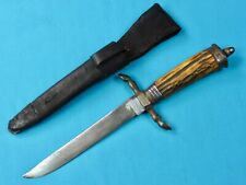 German Germany Antique WW1 Hunting Fighting Knife Dagger w/ Sheath
