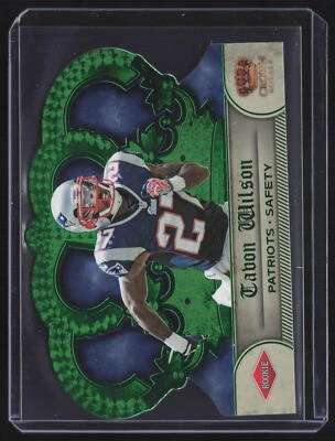 2012 Crown Royale Tavon Wilson Green Crown /49 Rookie Card RC #238 - Image 1 of 2