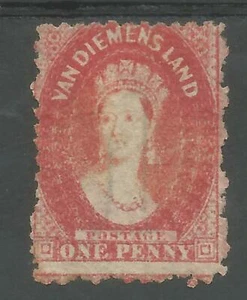 TASMANIA (VAN DIEMANSLAND) 1865-71 perf 12 UN CENTAVO SIN USAR VER ESCANEOS - Imagen 1 de 2